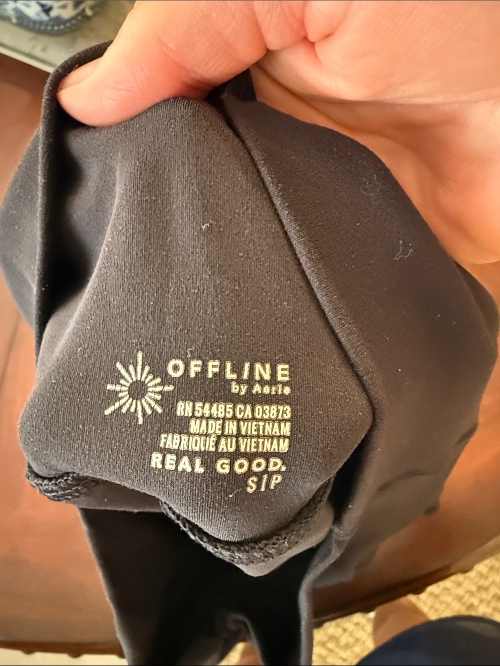 Offline aerie double layer high waist Black Shorts - Picture 3 of 3